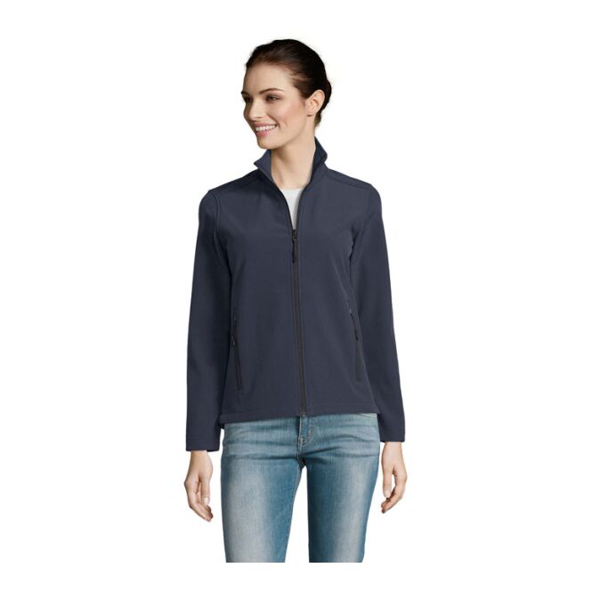Corporate Fashion Softshell Jacke SOL'S RACE – französisch blau – mit hochwertigem Stick Gr. M
