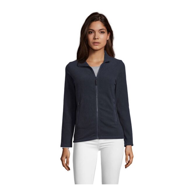 Corporate Fashion SOL'S NORMAN Damen Fleece-Jacke – navy – mit hochwertigem Stick Gr. M