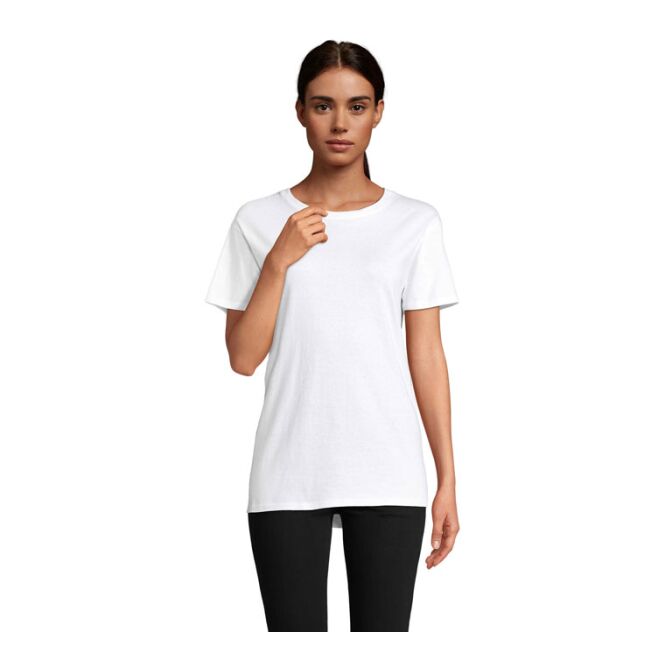 Werbeartikel SOL'S EPIC Unisex-T-Shirt – weiß – nachhaltig & mit Logo bedruckt Gr. XS