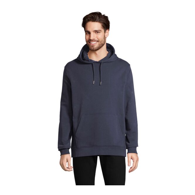 Corporate Fashion Hoodie Constellation SOL'S – französisch blau – mit hochwertigem Stick, nachhaltig aus Bio-Baumwolle Gr. L