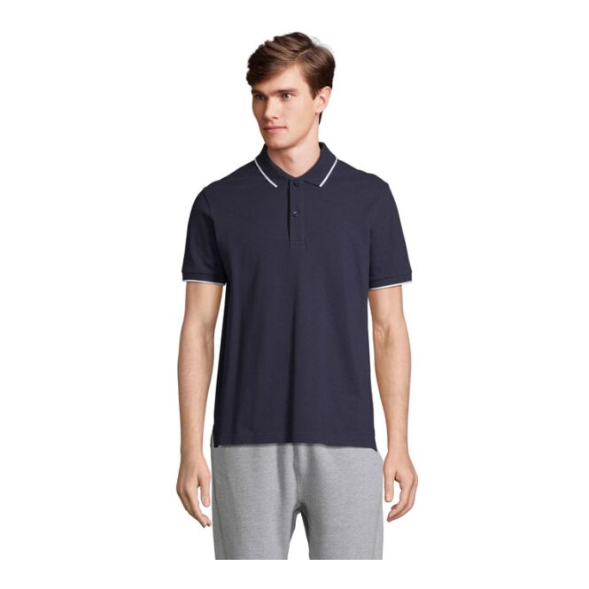Corporate Fashion Poloshirt SOL'S Palermo – französisch marine/weiß – mit hochwertigem Stick Gr. 3XL