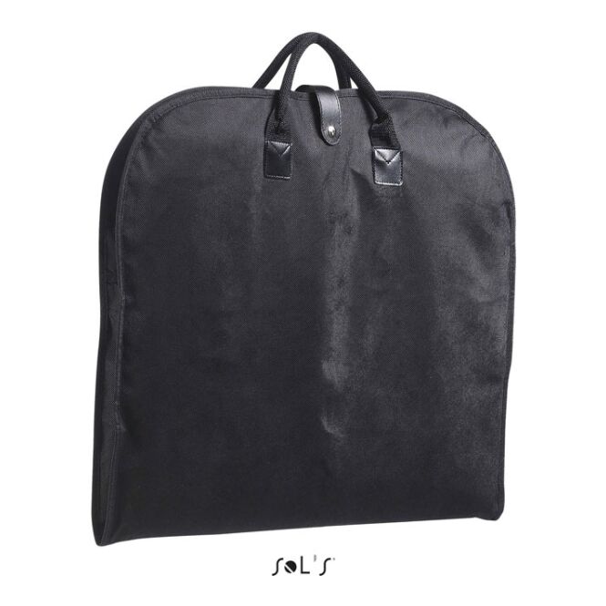 Werbegeschenk Kleidersack SOL'S Premier – schwarz – mit Logo bedruckt Gr. M