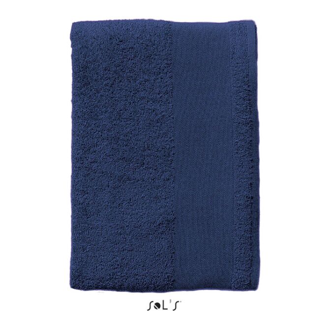 Werbegeschenk Badetuch SOL'S Bayside 100 – französisch blau – mit Logo bedruckt als Sommer-Werbemittel für Outdoor-Events