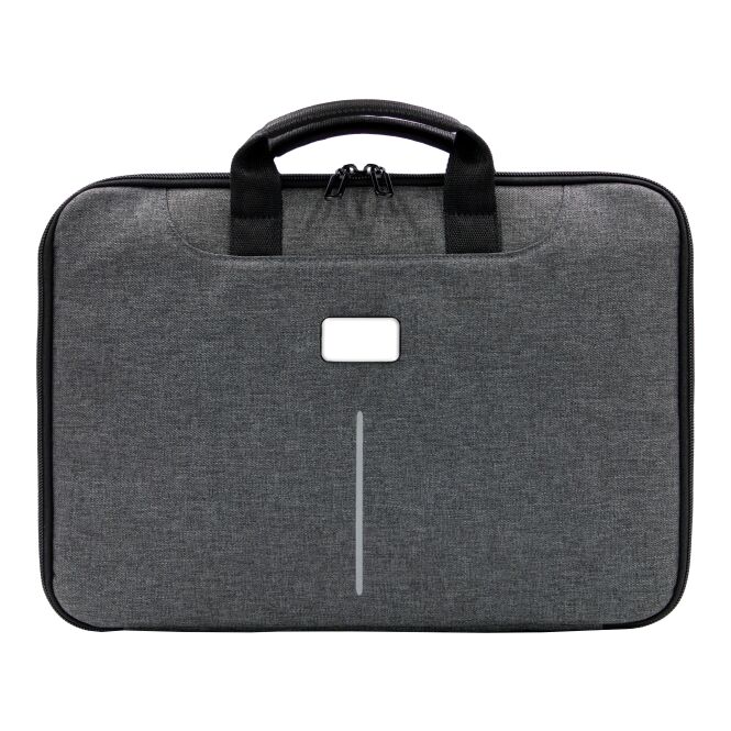 Firmengeschenk Specter 2 16 Zoll Laptoptasche mit Logodruck – Grau – wasserabweisende Multifunktionstasche für Business und Reisen