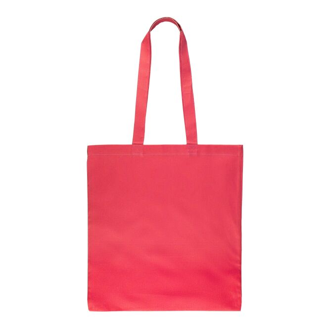 Werbeartikel Einkaufstasche Kenneth mit Logodruck – Rosa – nachhaltige Baumwolltasche für Messen und Firmenevents
