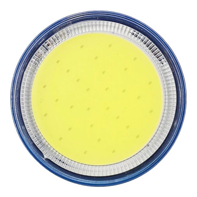Werbeartikel ABS-Mini-COB-Blitzleuchte Dan mit Logodruck – Kobaltblau – leistungsstarke LED-Taschenlampe mit Magnet für Firmen und Messen
