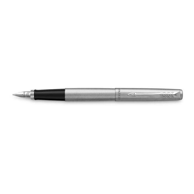 Firmengeschenk Parker Jotter Core Füllhalter mit Gravur – Hellgrau – hochwertiges Schreibgerät für Büro und Kunden