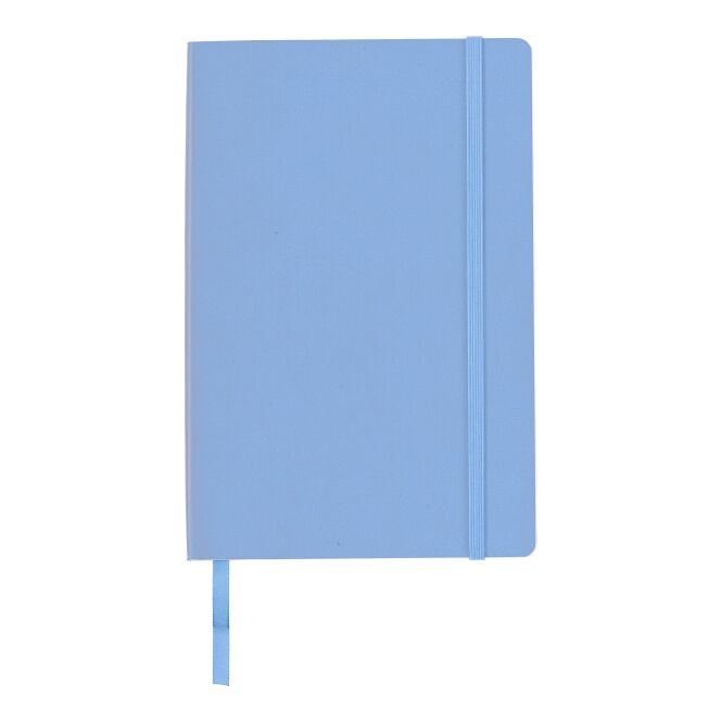 Firmengeschenk Notizbuch Mireia – hellblau – mit Logoprägung A5, 80 Blätter, FSC-zertifiziertes Papier, nachhaltiges Journal