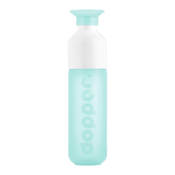 Firmengeschenk Trinkflasche Dopper Original – polar blue – mit Logodruck 450ml Cradle to Cradle zertifiziert nachhaltige Mehrwegflasche