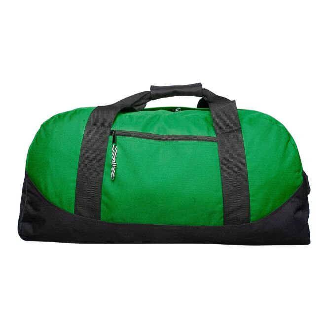 Mitarbeitergeschenk Sporttasche Fitness mit Logodruck – Hellgrün – robuste Reisetasche aus 600D Polyester für Team-Ausstattung und Training