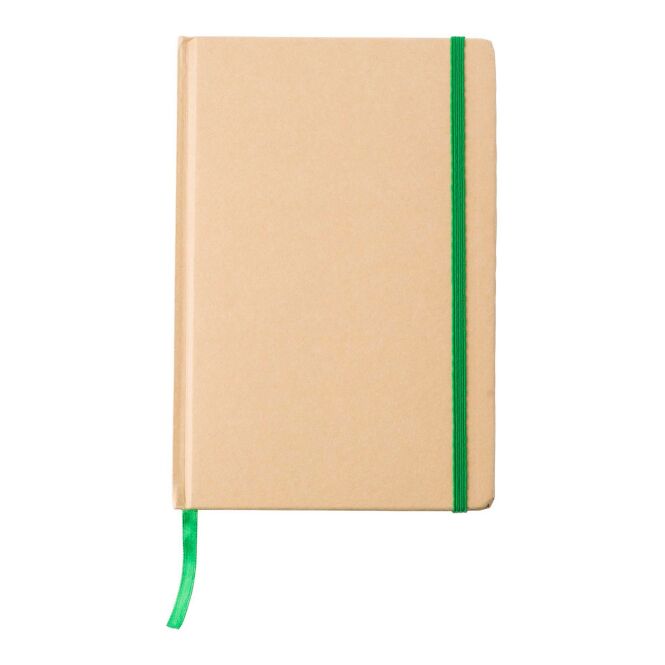 Firmengeschenk Notizbuch Gianni – limone – mit individuellem Werbedruck 80 Seiten A5 FSC-Mix nachhaltiges Journal für CSR