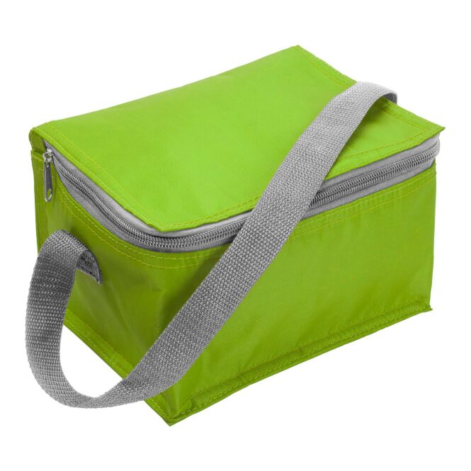 Werbeartikel Kühltasche Kitzbühel mit Logodruck – Hellgrün – isolierte Tragetasche für Firmen und Events