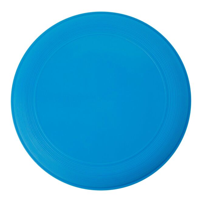 Werbeartikel Frisbee Sunshine – mittelblau – mit Logo bedruckt für Strand-Promotions