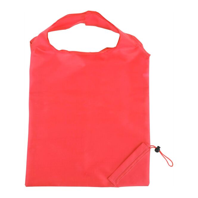 Messe-Giveaway Faltbare Einkaufstasche Edge mit Logodruck – Rot – nachhaltige Transportlösung für Firmen und Events