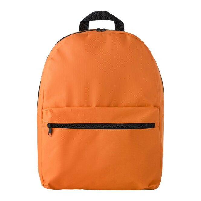 Werbeartikel Rucksack Small 600D mit Logodruck – Orange – praktischer Tagesrucksack für Firmen und Events