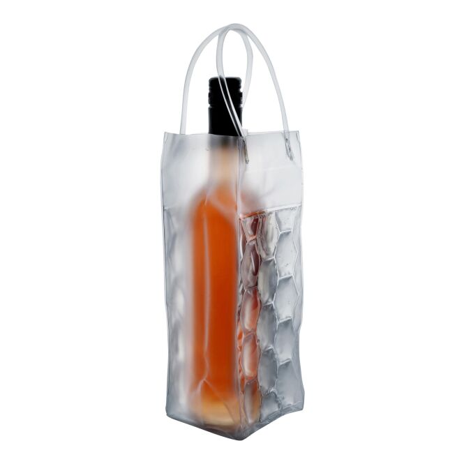 Werbeartikel Kühltasche Iceberg mit Tampondruck – Neutral – transparente Kühltasche für Firmen und Messen