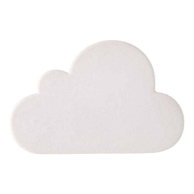 Werbeartikel Anti-Stress-Wolke Cloudy mit Logodruck – Weiß – effektiver Stressabbau für den Büroalltag