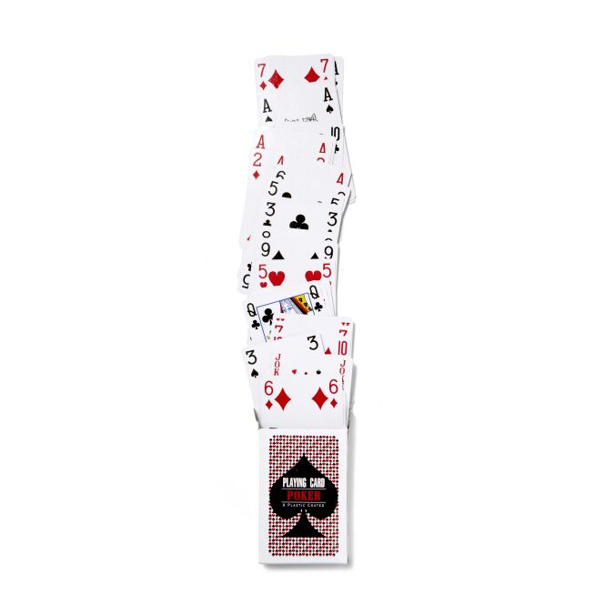Messe-Giveaway Spielkarten Winner mit Logodruck – Bunt – Klassisches Kartenspiel für Kunden und Büro