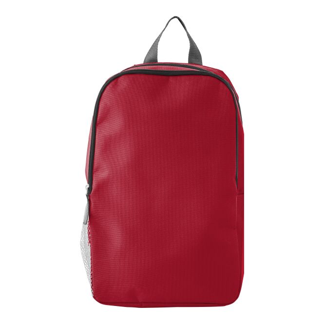 Firmengeschenk Kühlrucksack Nicholas mit Logodruck – Rot – isolierter Begleiter für Außendienst und Events