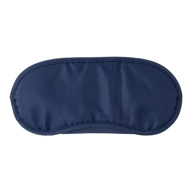 Werbeartikel Schlafmaske Sleep Tight aus Nylon – blau – mit Logo bedruckt für Firmen-Events