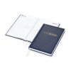Buchkalender Image Bestseller inkl. Prägung Marineblau-gold | ohne Werbeanbringung | Gold