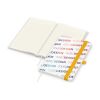 Notizbuch Match-Book Creme Bestseller Bunt-gelb | A5 | ohne Werbeanbringung | Gelb | Natura Individuell