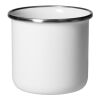 Emaille-Becher "Cozy" 300 ml, Subli weiß | ohne Werbeanbringung | Nicht verfügbar | Nicht verfügbar