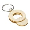 Holzchip-Schlüsselanhänger "Circle" natur | ohne Werbeanbringung | Nicht verfügbar | Nicht verfügbar