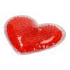 Kühl-/Wärmekissen "Bead", Herz rot | ohne Werbeanbringung | Nicht verfügbar | Nicht verfügbar