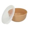 Food-Bowl "ToGo", Classic, 1,0 l beständiges braun | ohne Werbeanbringung | Nicht verfügbar | Nicht verfügbar