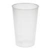 Trinkbecher "Vital", 500 ml mit Deckel und Strohhalm transparent-milchig | ohne Werbeanbringung | Nicht verfügbar | Nicht verfügbar