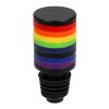 Weinstopper "Rainbow" schwarz | ohne Werbeanbringung