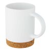 Neiva 425 ml Keramiktasse mit Korkboden weiss