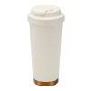 Hampton 480 ml RCS vakuumisolierter One-Touch Becher aus recyceltem Edelstahl creme