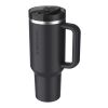Stanley Quencher® ProTour 1180 ml Thermobecher aus recyceltem Edelstahl mit Flip Strohhalm Standard | schwarz | ohne Werbeanbringung | Nicht verfügbar | Nicht verfügbar