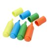 Mini Textmarker Set aus recyceltem Kunststoff Weiss