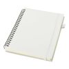 Liss A5 Hardcover Spiralnotizbuch aus recyceltem Kunststoff weiß