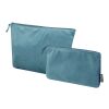 Swift GRS-recyceltes Kulturbeutelset aus Samt Deep Sea Green