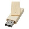 Rotate 16 GB Bambus USB-Stick Priority | Natur | 1-farbiger Tampondruck | Vorderseite | 30 mm x 10 mm