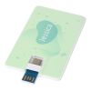 Duo slim 32 GB USB-Stick mit Typ-C und USB-A 3.0 Priority | weiß | 1-farbiger Digitaler Aufkleber | Vorderseite | 45 mm x 40 mm