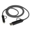 SMART 65 W, 100 cm, RCS-zertifiziertes magnetisches 5-in-1-Ladekabel schwarz