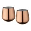Cascade 540-ml-Edelstahlbecher-Set roségold