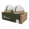 Originalhome ReCllay Kerzenständer Set weiss