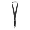 Yogi Lanyard mit abnehmbarer Schnalle Standard | schwarz | ohne Werbeanbringung | Nicht verfügbar | Nicht verfügbar | Nicht verfügbar