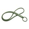 Tubyard Lanyard mit Band aus recyceltem Kunststoff olive | ohne Werbeanbringung | Nicht verfügbar | Nicht verfügbar