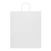 Kraft 80–90 g/m² Papiertasche mit Kordelgriffen – 32 × 17 × 39 cm weiss | ohne Werbeanbringung | Nicht verfügbar | Nicht verfügbar