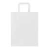 Kraft 80 g/m² Papiertasche mit flachen Griffen – 25 × 15 × 32 cm weiss | ohne Werbeanbringung | Nicht verfügbar | Nicht verfügbar