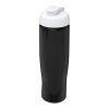 H2O Tempo® 700 ml Sportflasche mit Klappdeckel schwarz-weiss | ohne Werbeanbringung | Nicht verfügbar | Nicht verfügbar