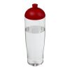 H2O Tempo® 700 ml Sportflasche mit Stülpdeckel transparent-rot | ohne Werbeanbringung | Nicht verfügbar | Nicht verfügbar