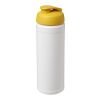 Baseline® Plus 750 ml Flasche mit Klappdeckel transparent klar-gelb | ohne Werbeanbringung | Nicht verfügbar | Nicht verfügbar
